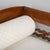 Wood Three-Seater Sofa in Walnut For Sale - Image 7 of 18
