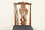 Wood Henredon Georgian Carved Oak and Cane Side Chairs or Dining Chairs, Pair For Sale - Image 7 of 17