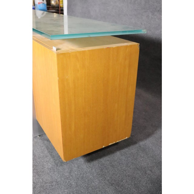 Mid 20th Century Glass Top Cabinet For Sale - Image 10 of 12