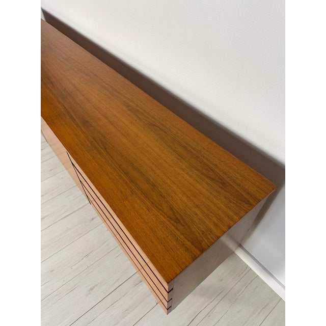 Large Mid-Century Minimalistic Teak Sideboard, 1960s For Sale - Image 14 of 15