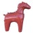 Monumental Vintage Chinese Guardian Horse Sculpture- Custom Fiery Opal High-Gloss Finish For Sale