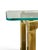 Metal Mid 20th Century Attributed Mastercraft Brass & Glass Console Table For Sale - Image 7 of 11