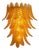 Italian Italian Amber Felci Murano Glass Wall Light by Simoeng For Sale