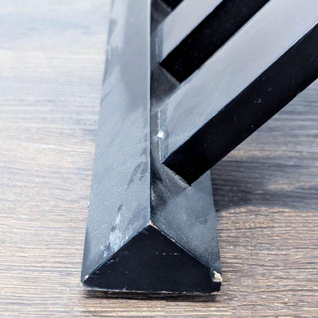 Bernhardt Powell End Table With Bamboo Veneers and Gmelina Wood For Sale In San Francisco - Image 6 of 7