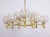 Large Vintage Brass Chandelier, Germany, 1960s For Sale - Image 3 of 13