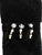 1990s 1990s Pamela Robins Chicago Black Velvet Stocking With Beaded Crystal Charms For Sale - Image 5 of 5