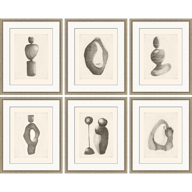 Black Sculpture I, II, III, IV, V and VI by Susan Hable For Sale - Image 8 of 8