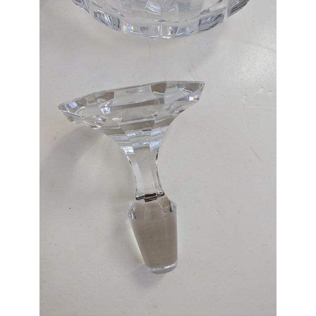 Saint Louis Crystal French Decanter With Stopper – 11.75" For Sale In Atlanta - Image 6 of 10