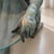 Gold Sculptural Bronze Coffee Table with Female Nude, France, 1950s For Sale - Image 8 of 9