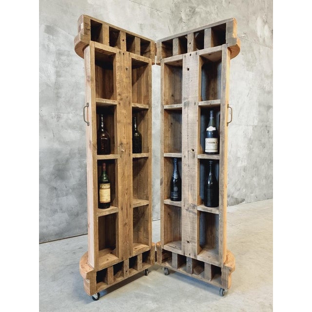 1930s Vintage Industrial Drinks Cabinet in Pine, 1930s For Sale - Image 5 of 18