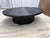 RH Byron Round Pedestal Coffee Table – 48" Black Oak | Reeded Oak Design | Sculptural Contemporary Silhouette Luxury...