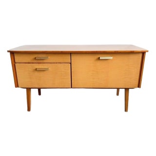 Mid-Century Modern Lowboard with High Gloss Duo-Tone Wood, 1950s For Sale