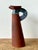 Mid-Century Modern Vintage Boho Original Studio Pottery Pitcher For Sale - Image 3 of 10