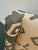 Hieorglycphic Upholstered Accent Chair For Sale - Image 12 of 12