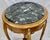 Italian Antique Italian Rococo Round Black Marble Top Table With Ormolu Trims For Sale - Image 3 of 5