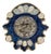 Ceramic Baroque Wall Clock by Mithé Espelt, 1950s For Sale