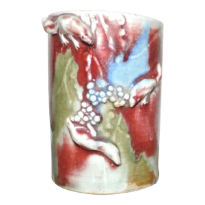 19th Century Chinese Oxblood Sang de Boeuf Flambe Glazed Porcelain Brush Pot