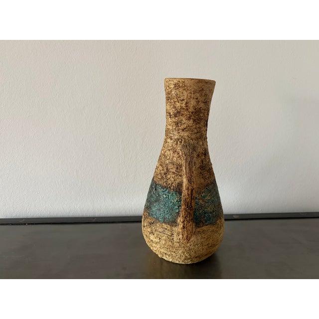 Brutalist Ceramic Vase from Terraform Studiokeramik Göllner, 1960s For Sale - Image 9 of 18