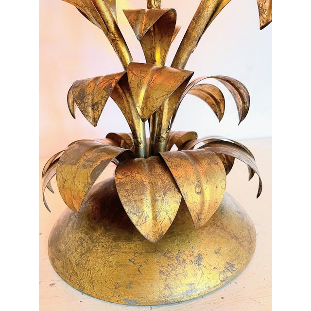 Gold Hollywood Regency Florentine Table Lamp For Sale - Image 8 of 18