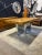1970s Lacewood Milo Baughman Dining Table on a Polished Steel Cruciform Base For Sale - Image 10 of 10