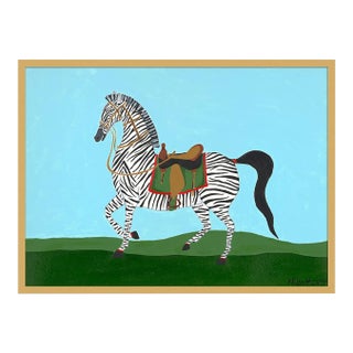 Petunia Gardenia by Willa Heart in Gold Frame, Medium Art Print For Sale