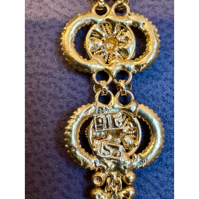Modern Hand Made 22 Karat Yellow Gold Solid Bracelet, 8.6 Gm, 7 Inch For Sale - Image 3 of 8