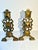 Pair Brass Geometric Andirons For Sale - Image 9 of 9