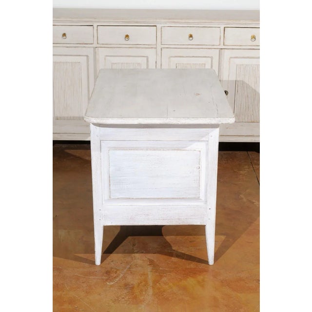 White 19th Century Swedish Gustavian Style Painted Sideboard For Sale - Image 8 of 12