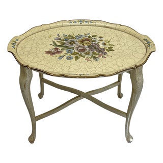 Serving Tray on Stand from Wiggers, Denmark, 1950s, 1940s For Sale