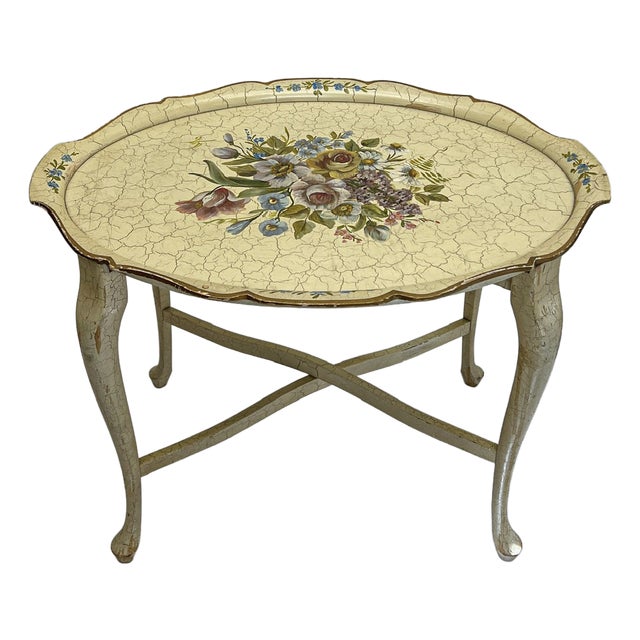 Serving Tray on Stand from Wiggers, Denmark, 1950s, 1940s For Sale