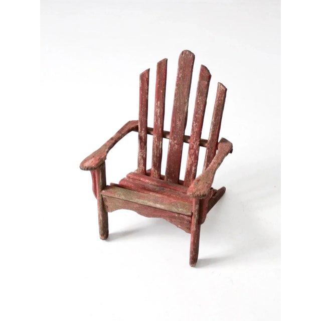 Cabin Vintage Children's Adirondack Chair For Sale - Image 3 of 9
