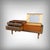 This elegant teak dressing table, designed by the French designer Roger Landault (1919–1983)*, embodies the refinement of...