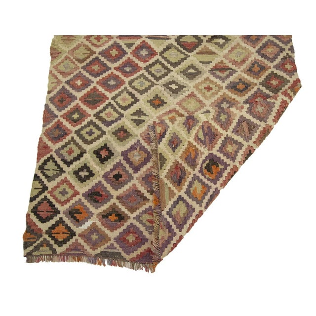 Mid 20th Century Vintage Turkish Kilim Runner For Sale - Image 5 of 7
