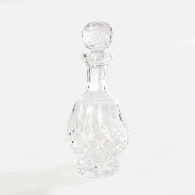 Mid 20th Century Waterford Lismore Footed Decanter For Sale - Image 6 of 8