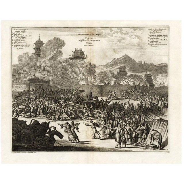 Paper Death of Emperor Cubo at Kyoto, 1725, Paper For Sale - Image 7 of 7