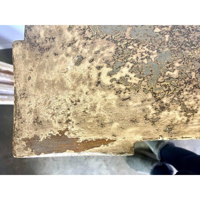 Spanish Style Painted Console W/ Two Drawers-20th Century For Sale - Image 14 of 16