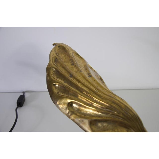 Mid-Century Modern Brass Table Lamps by Tommaso Barbi, 1960s, Set of 2 For Sale - Image 10 of 12