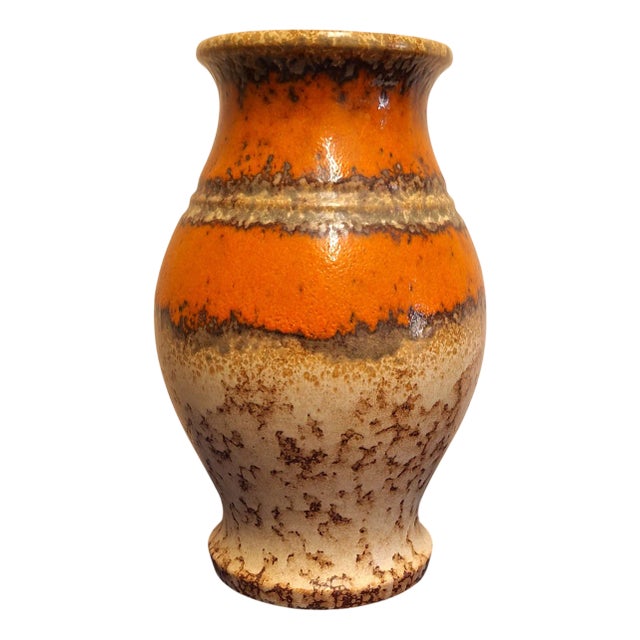 Mid-Century Modern German Ceramic Vase, 1960s For Sale