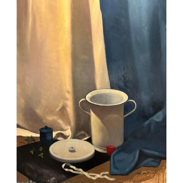 Luisa Albert, Kiss Me, Oil on Canvas For Sale - Image 7 of 9