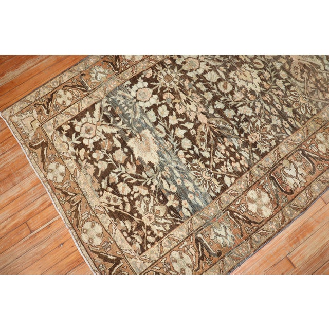 Textile Antique Persian Bidjar Carpet - 3'8" x 5'9" For Sale - Image 7 of 8