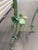 1970s Large Verdigris Wrought Iron Standing Planters With Decorative Dangling Rose and Leaf Motif, a Pair For Sale - Image 10 of 12