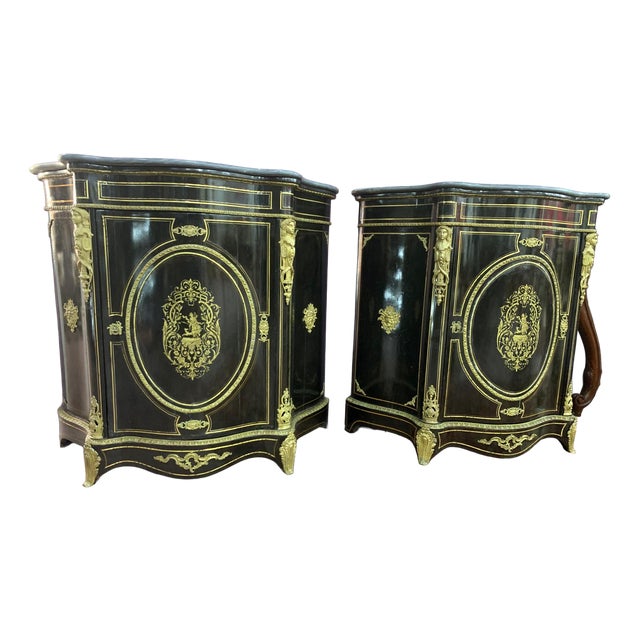 Napolean French Sideboards, 1850, Set of 2 For Sale