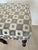 Charming English vintage stool featuring elegant turned dark wood legs and a beautifully patterned upholstered seat. The...
