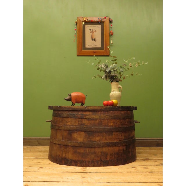 This is a large antique West Country pig salter which dates to the Victorian era. The salter takes the form of a large...