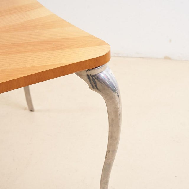 Table with Metal Feet For Sale - Image 5 of 9