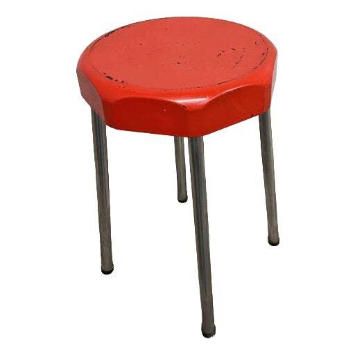 Mid-Century Stool from Vynco Lux, Belgium, 1960s For Sale