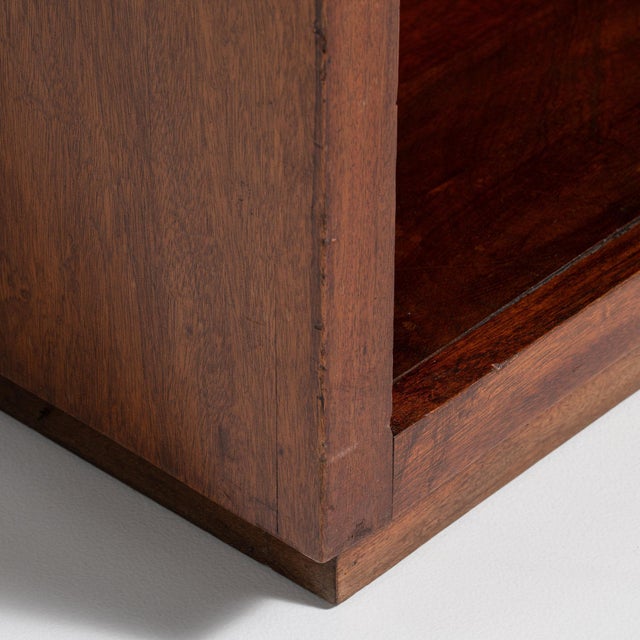 1960-1969 Denmark Rich Mahogany Open Mahogany Bookcase For Sale - Image 11 of 11