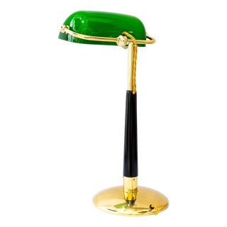 Art Deco Hight Adjustable Banker Lamp, Vienna, 1920s For Sale