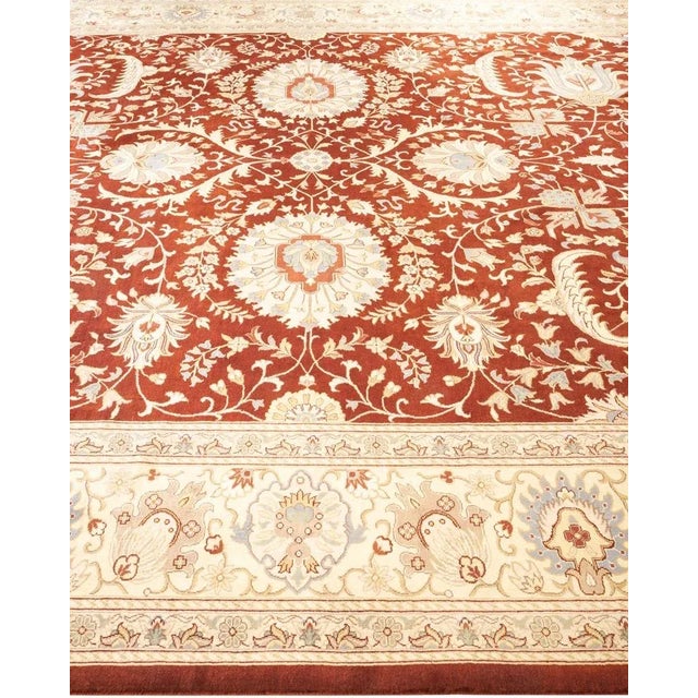 Solo Rugs Mogul, One-of-a-Kind Hand-Knotted Area Rug in Brown, 9' 2" x 12' 5" For Sale - Image 4 of 8
