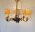 Large Antique French Brass Chandelier, 1900s For Sale - Image 10 of 12